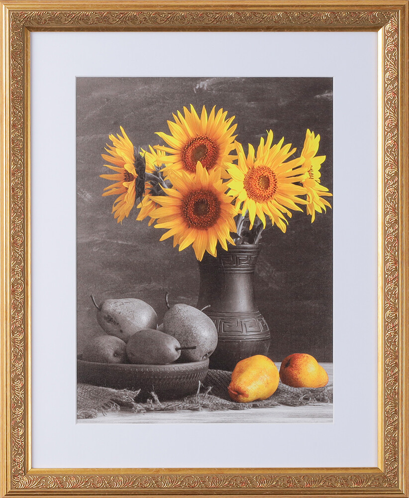 1-1/2″ Gold Picture Frame 11×14 12×18 16×20 24×36 30×40 36×36+ 3232-A-1082