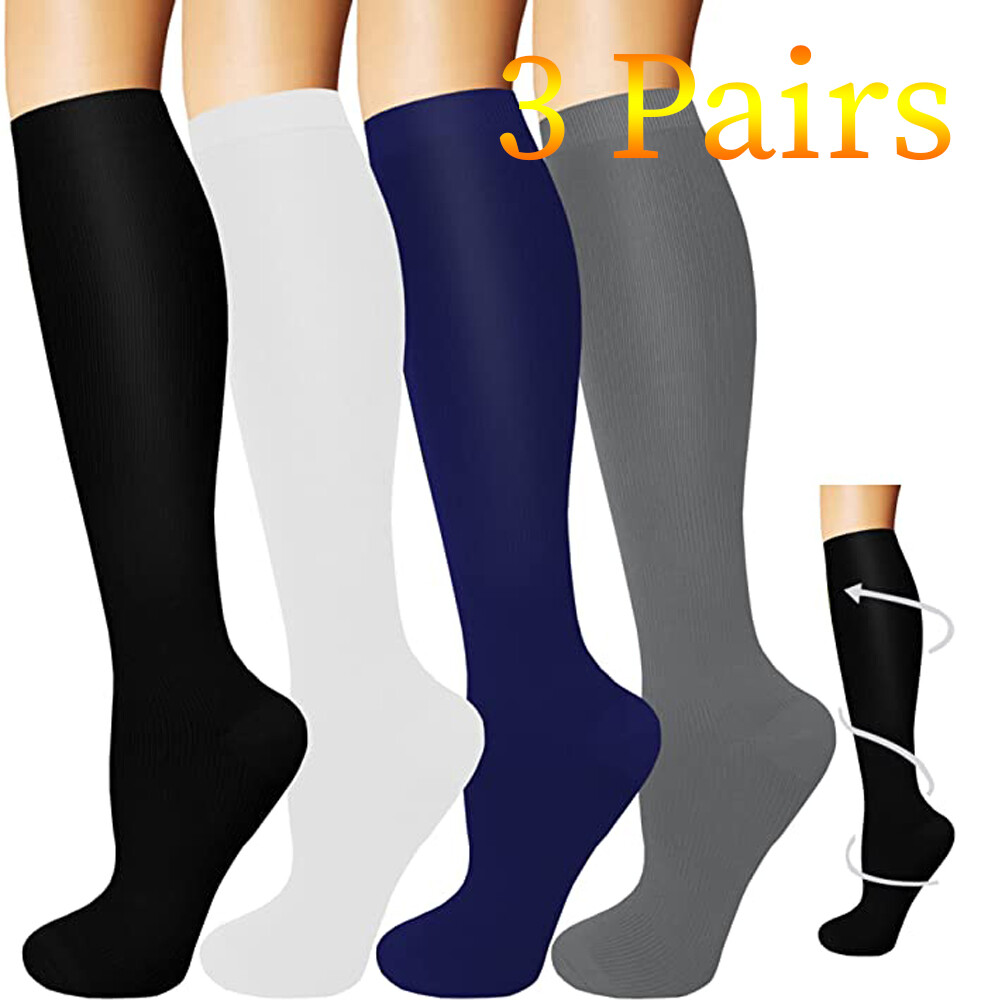 Wide Calf Compression Socks 20mmhg Medical Stockings For Varicose Veins For Men