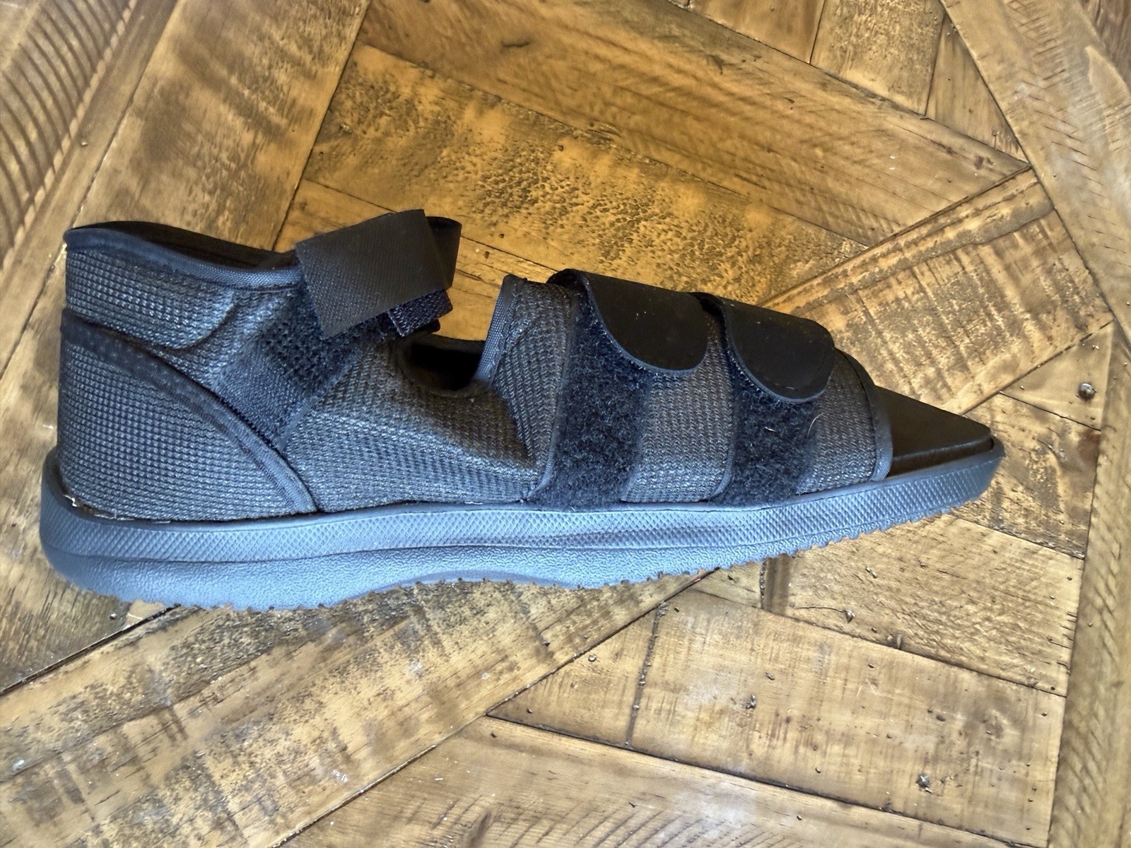 Ossur square toe post op shoe Mens Large 12-13 foot brace medical adult black