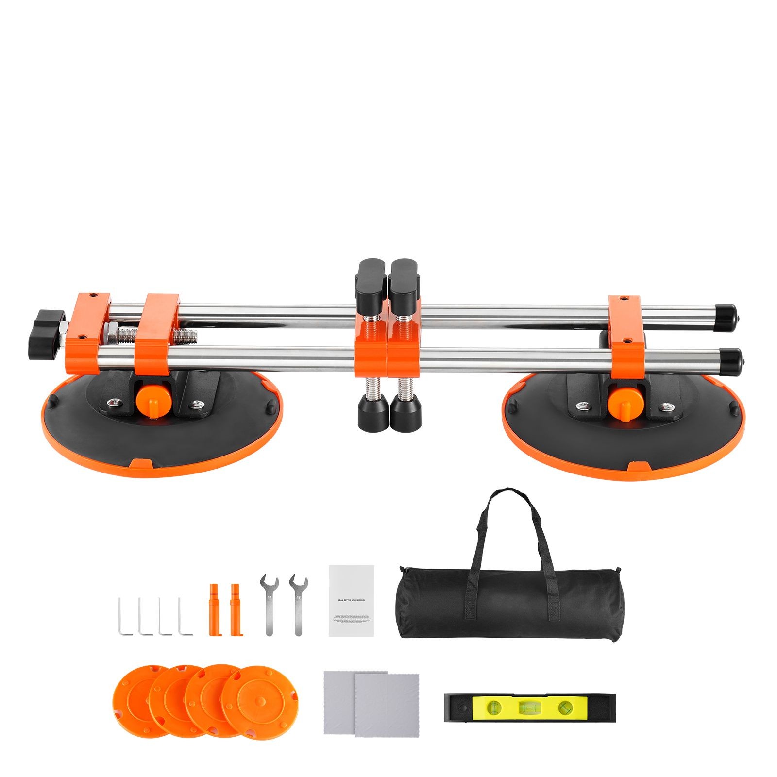 Seamless Seam Setter, 2 Packs, Granite Seam Setter with 6 in Vacuum Suction Cups