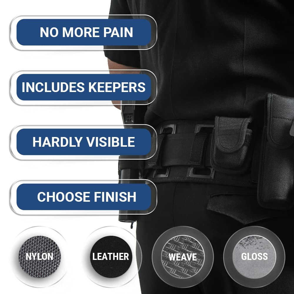 Backupbrace Duty Belt Back Support Phoenix Nylon Small – For Waist Size 32 Or