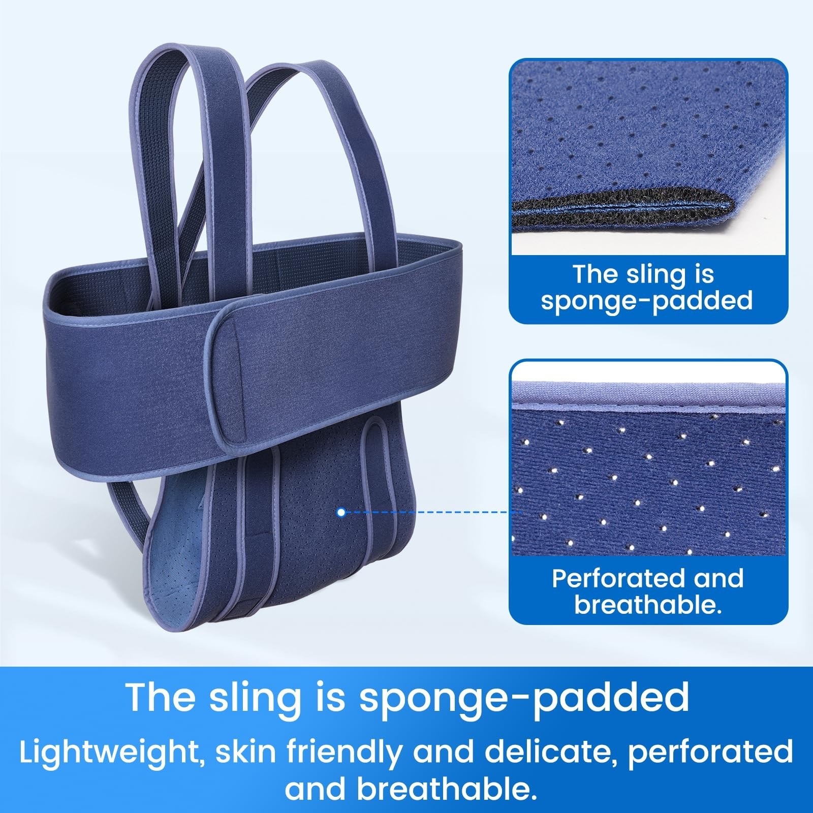 Soft Arm Sling for Kids – Shoulder Immobilizer for Rotator Cuff, Fracture, Dislo