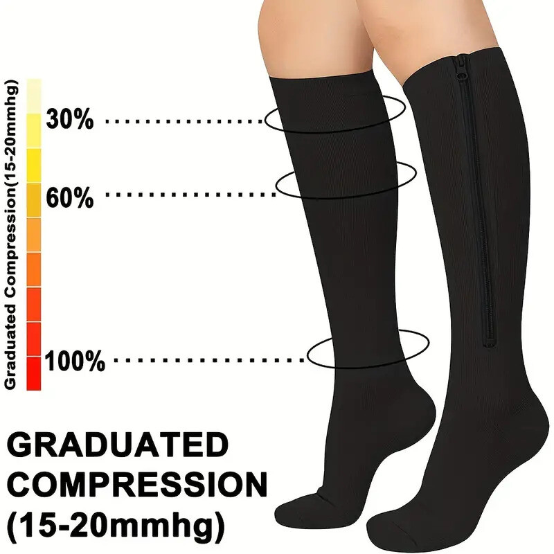 3 PAIR Vital Socks Circulation Recover For Compression Socks 20-30mmHg Men Women