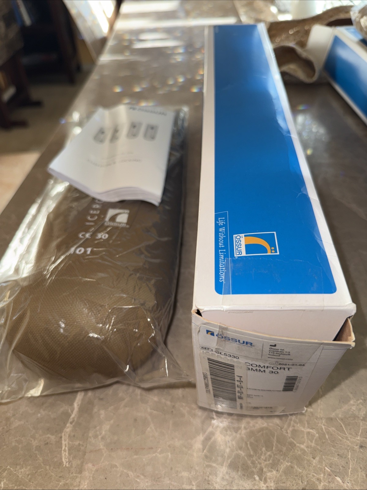 NEW Ossur Iceross Comfort Cushion Prosthetic Liner I-CL5330 3MM 30