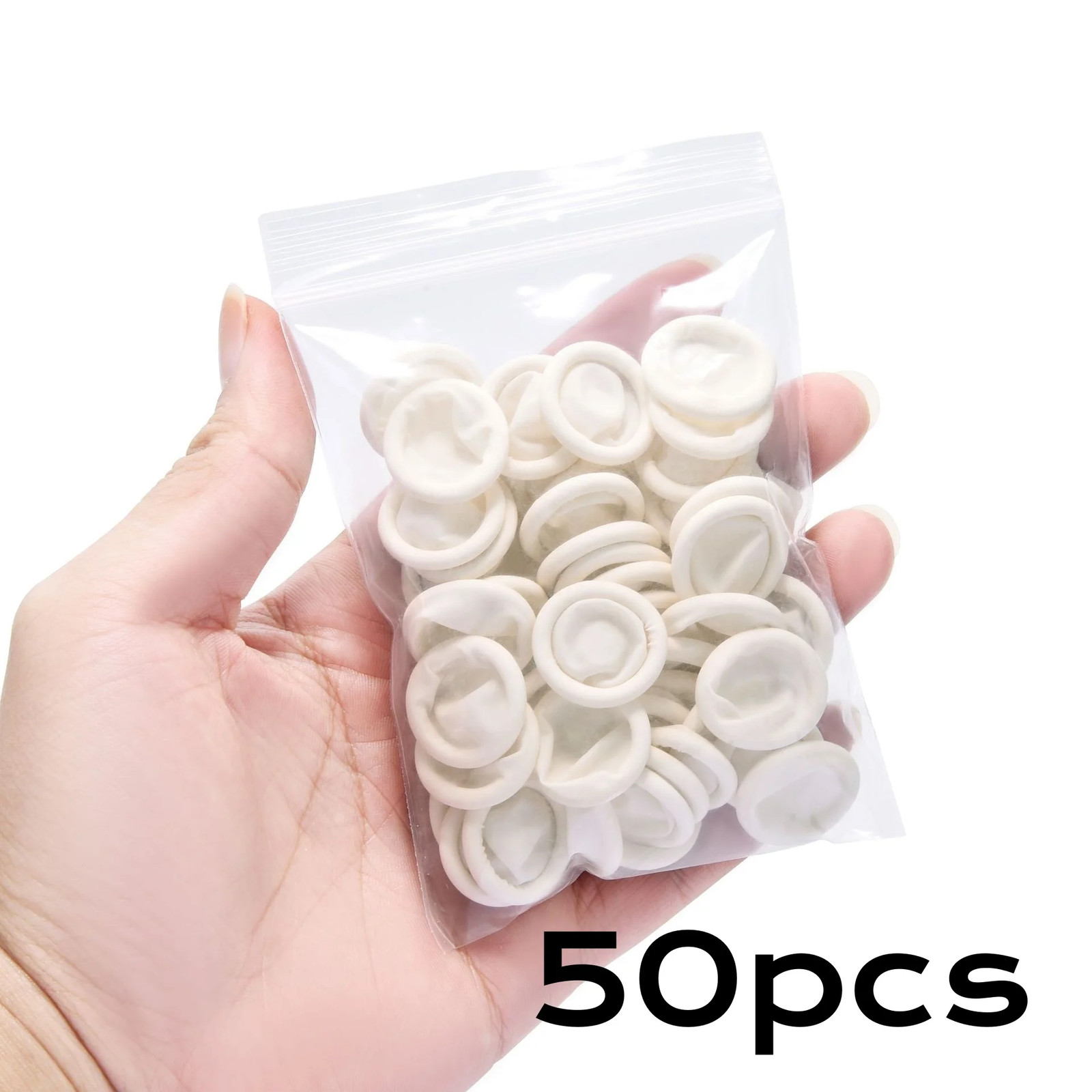 20/200Pc Rubber Finger Protector Covers Wear-Resistant Highly Elastic Anti-Slip