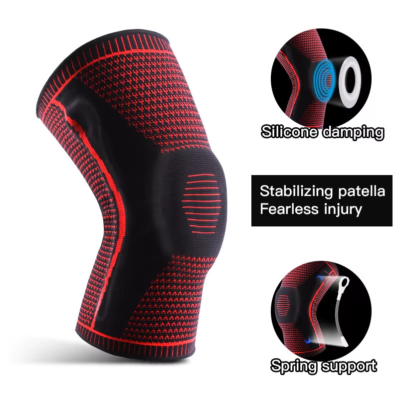 Knee Pads Strap Patella Medial Support Meniscus Silicone Compression Protection