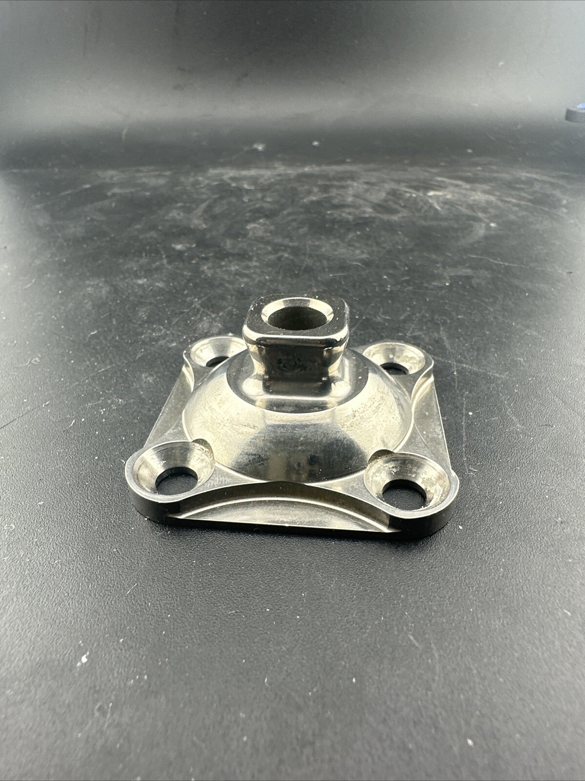 Prosthetic 4 hole pyramid prosthetic plate adapter component Titanium