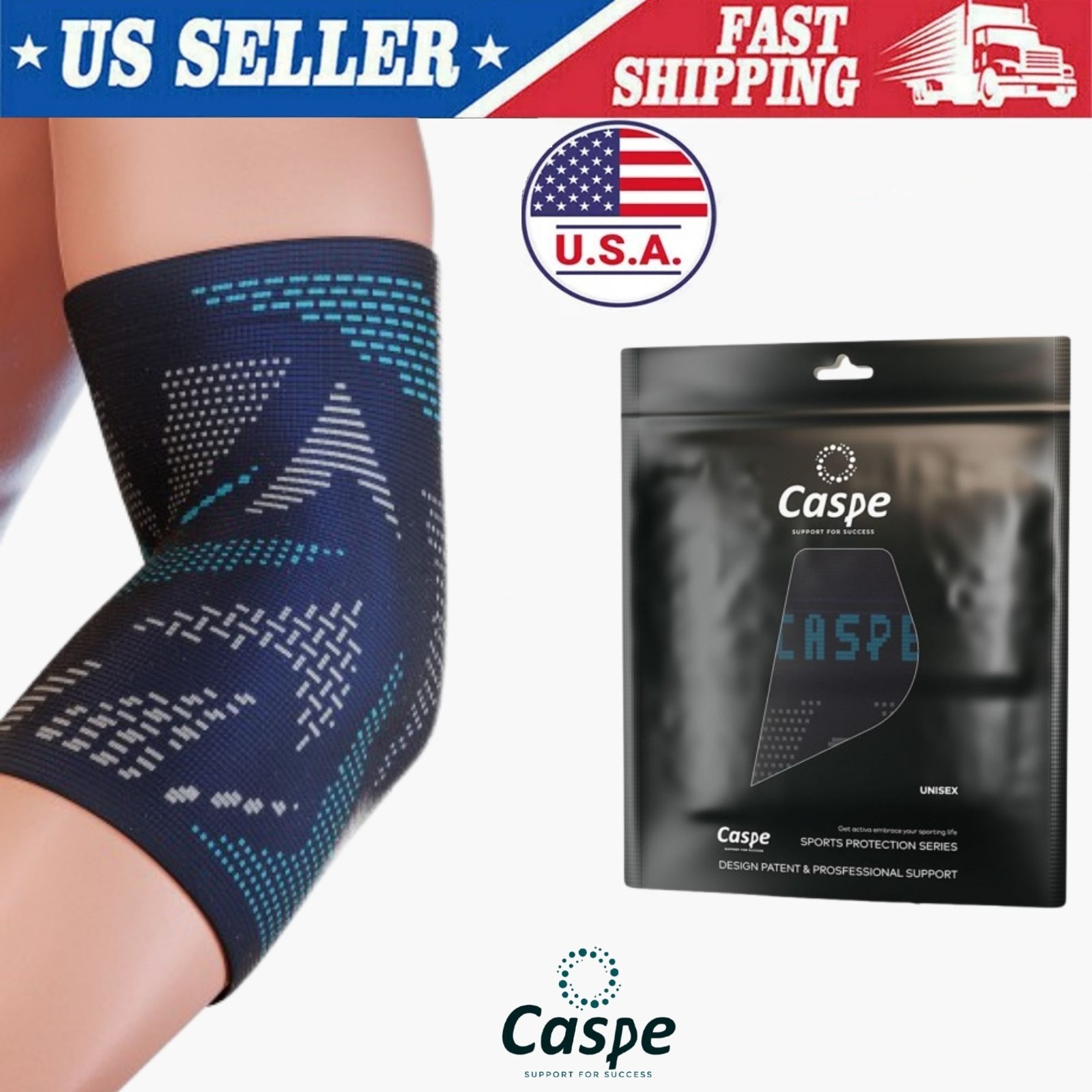 2X Elbow Brace Compression Support Sleeve Arthritis Tendonitis Reduce Joint Pain