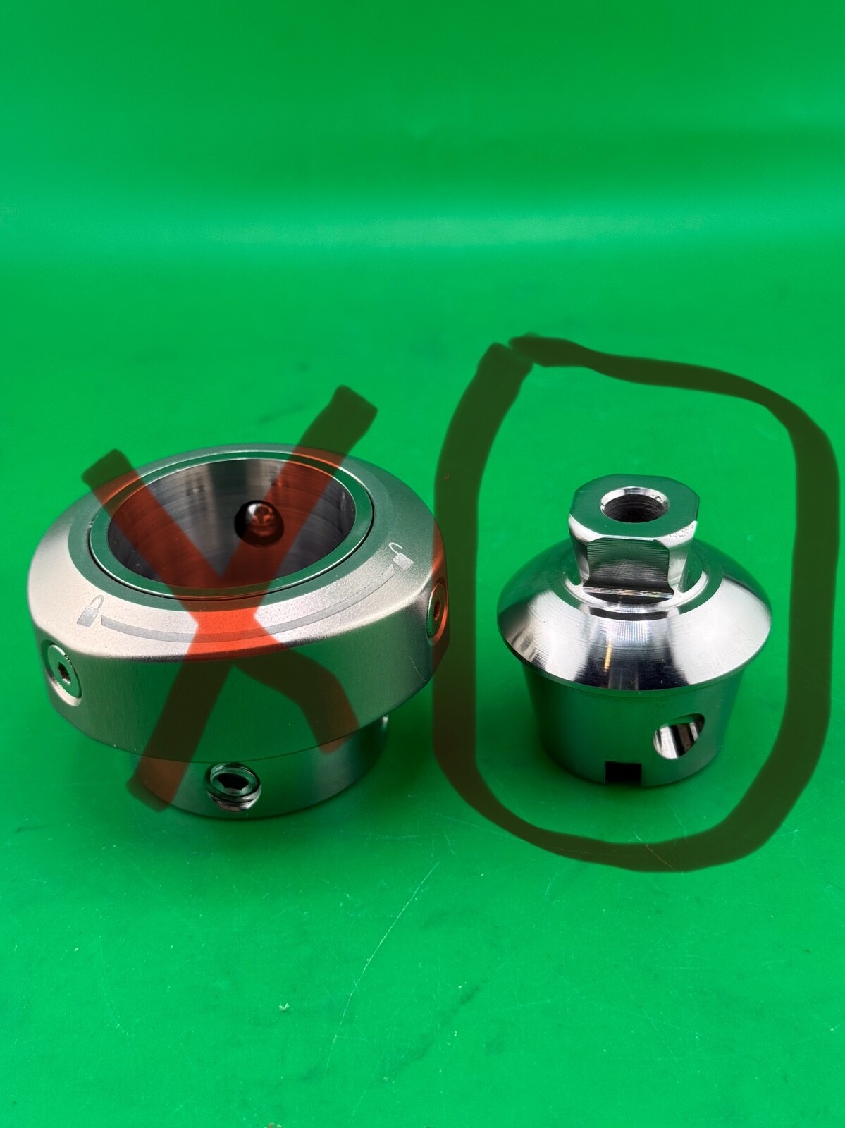 Prosthetic quick change release male pyramid insert. Male pyramid insert only