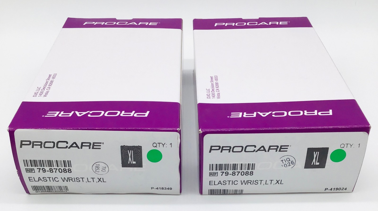 ProCare 79-87088 Elastic Wrist Left X-Large – LOT of 2 – NEW