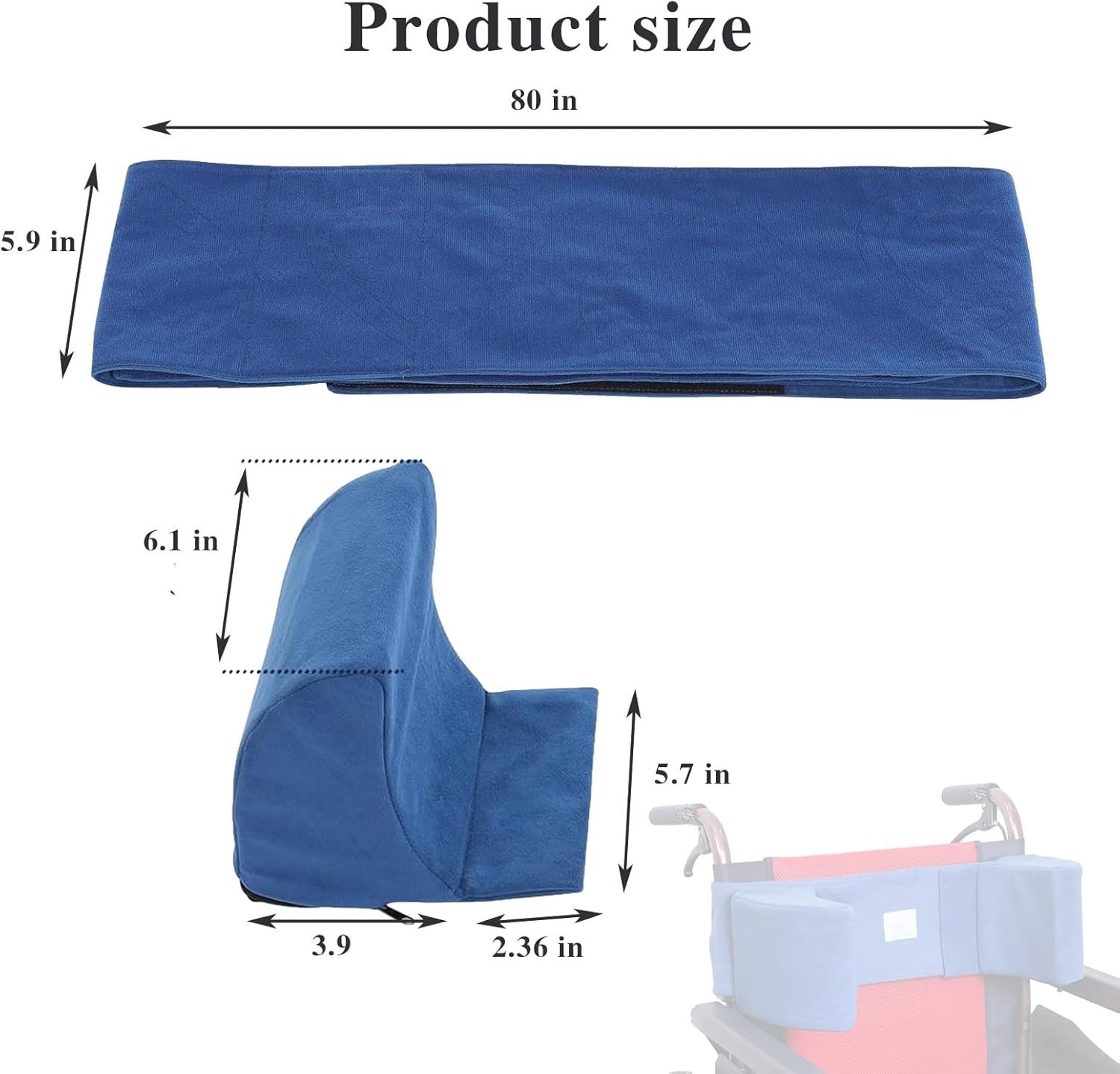 Lateral Support for Wheelchair-Back Support with Adjustable Side Panels,Wedge…