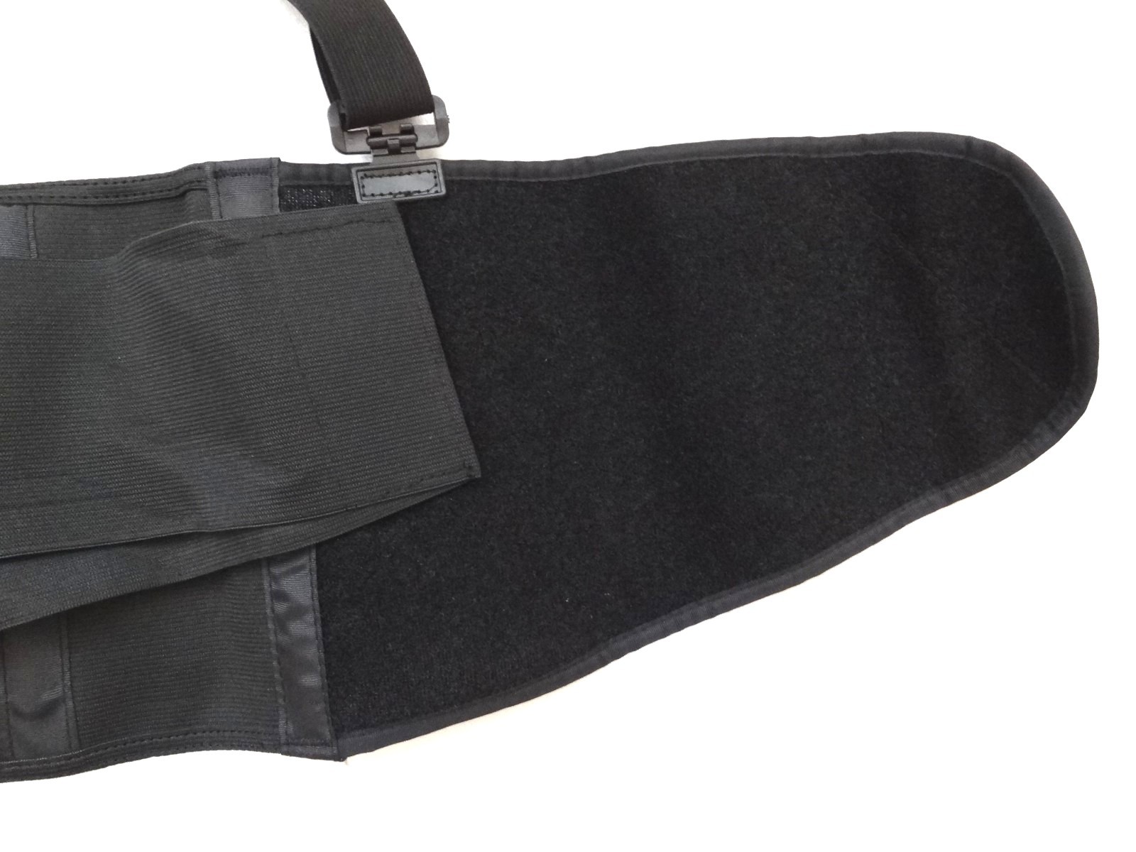 Impact 7389M Economy Back Support with Suspenders Sz. M ~ Black 5″W x 3″D x 8″H