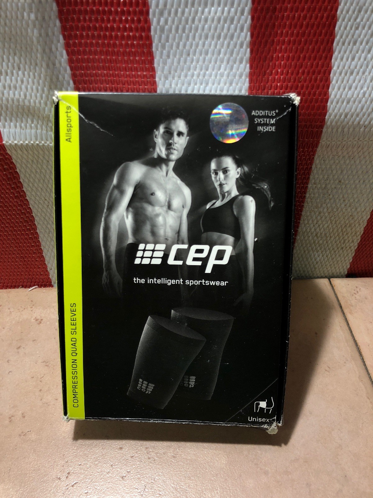 CEP Unisex Allsport Quad Sleeve, X-Large (25.5-28-Inch Thigh), Black