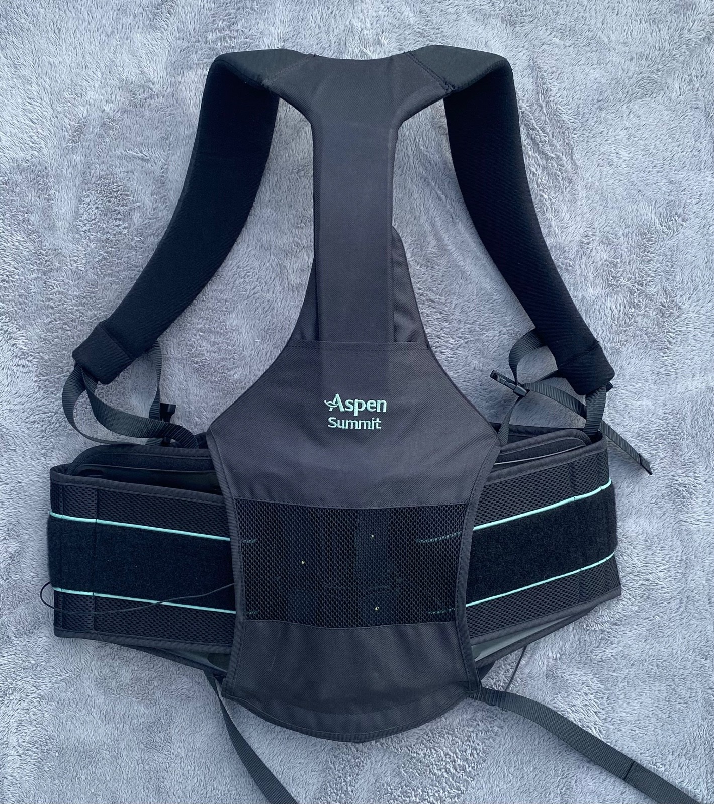 Aspen Summit 456 TLSO Medical Spinal Back Brace Adjustable One Size Black