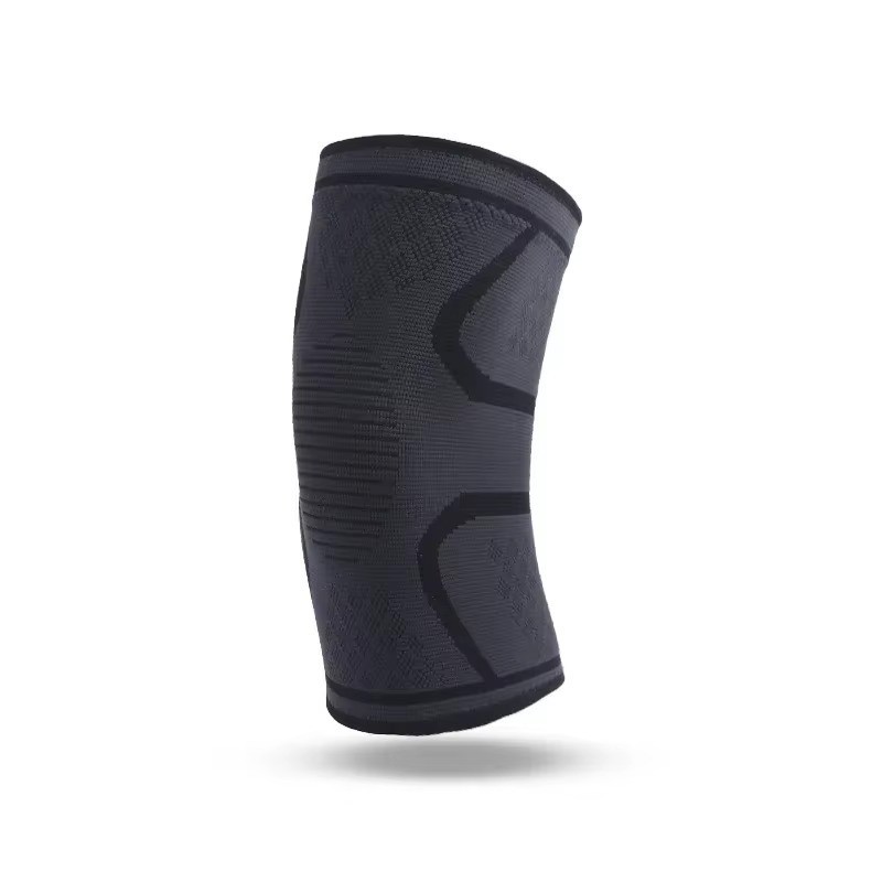 1x Knee Sleeves Copper Silver Compression Brace Support Sport Joint Injury Pain