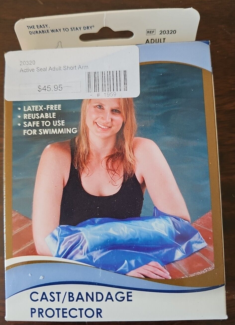 Seal-Tight SPORT ADULT SHORT ARM 21″ Cast / Bandage Protector 20320 F30