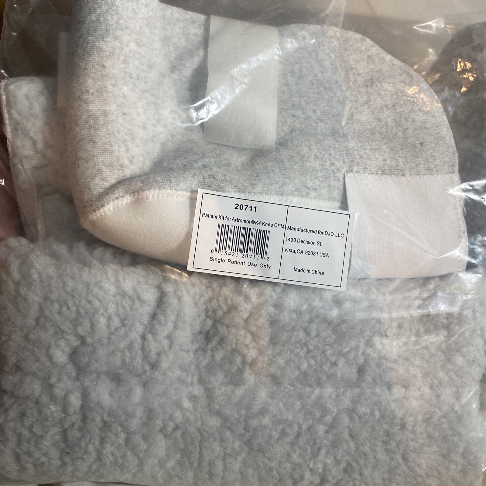 2x- CPM Knee Kit Artromot K4. Soft Single Patient Use Only. One Pair. A50