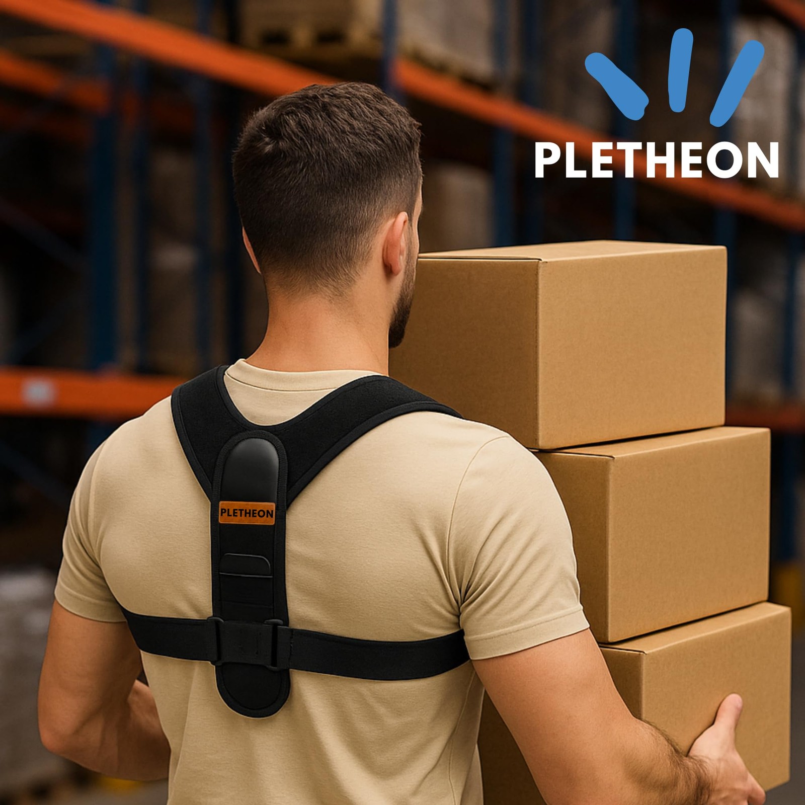 PLETHEON Posture Corrector for Men & Women | One Size, ADULT-SHOULDER