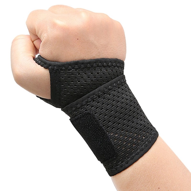Wrist Support Wrap Adjustable Breathable Wrist Brace For Basketball Badminton