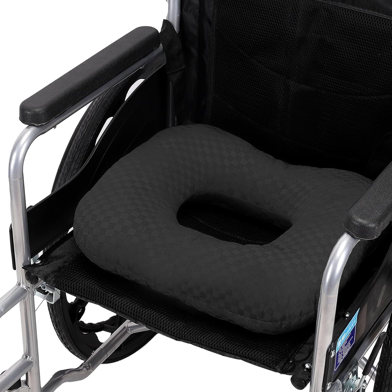 Anti-Slip Wheelchair Cushions, Bed Sore Cushions for Butt, Ergonomic Black