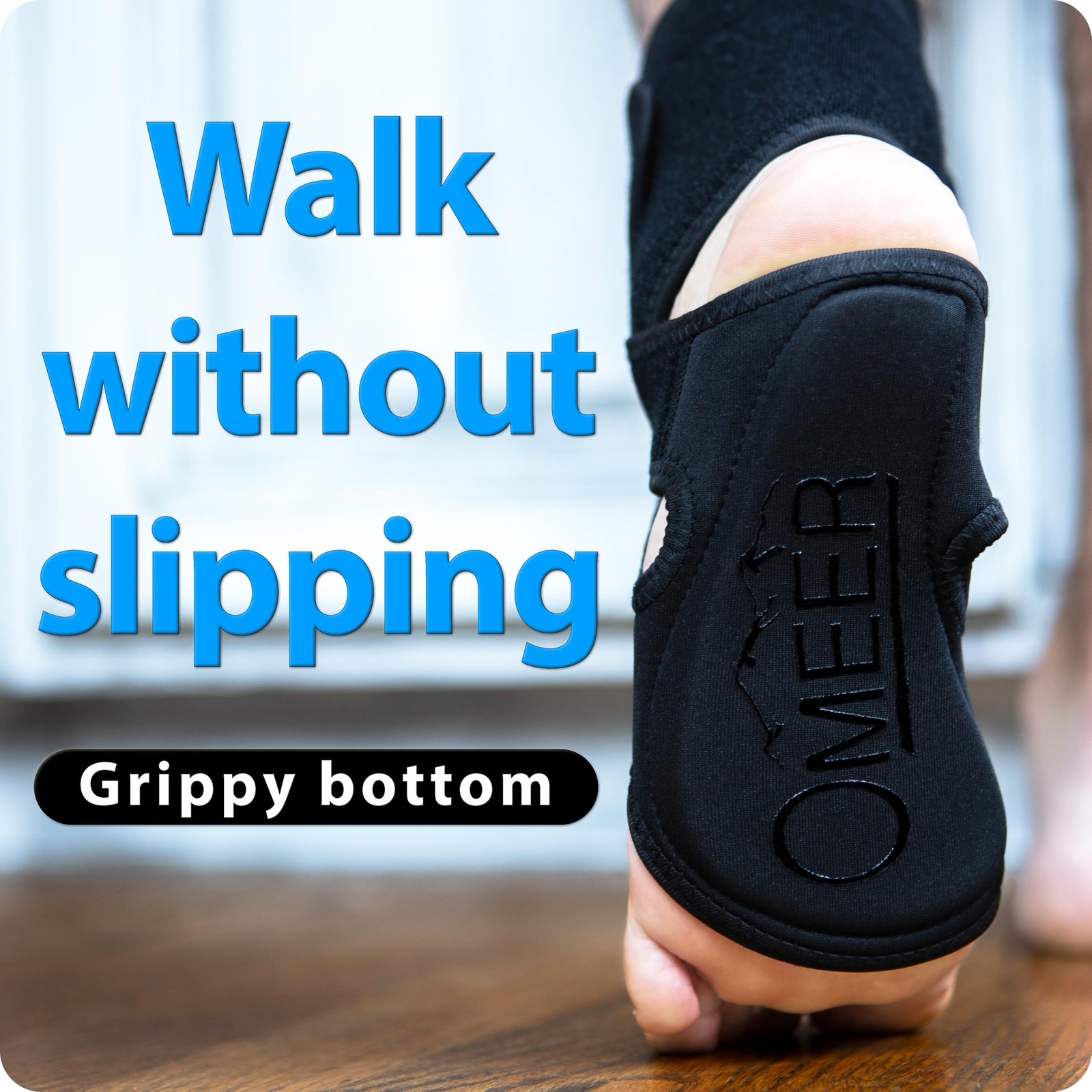 Left Foot AFO Foot Drop Brace For Walking With Shoes, Socks, Or Barefoot Prov…