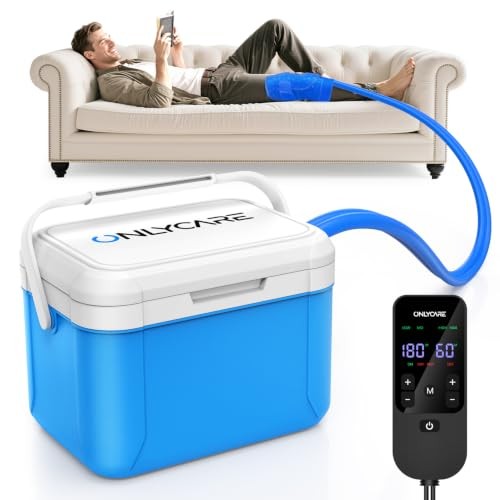 Ice Machine for Knee After Surgery, Portable Cold Therapy Machine, Program Timer