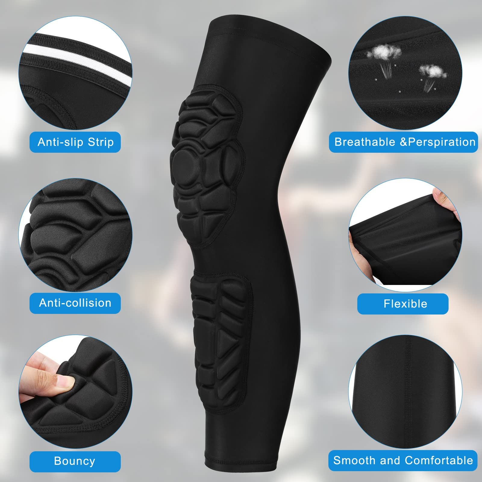 GUOZI knee calf pads large 2 pack