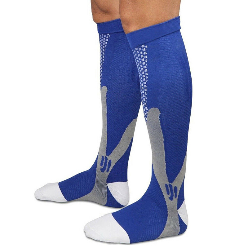 1 Pair Compression Socks Calf Sleeve Leg Support Brace 20-30mmHg For Men Women