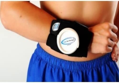 New Infraredcare Wrist Wrap Support Brace with Ice Bag, One Size