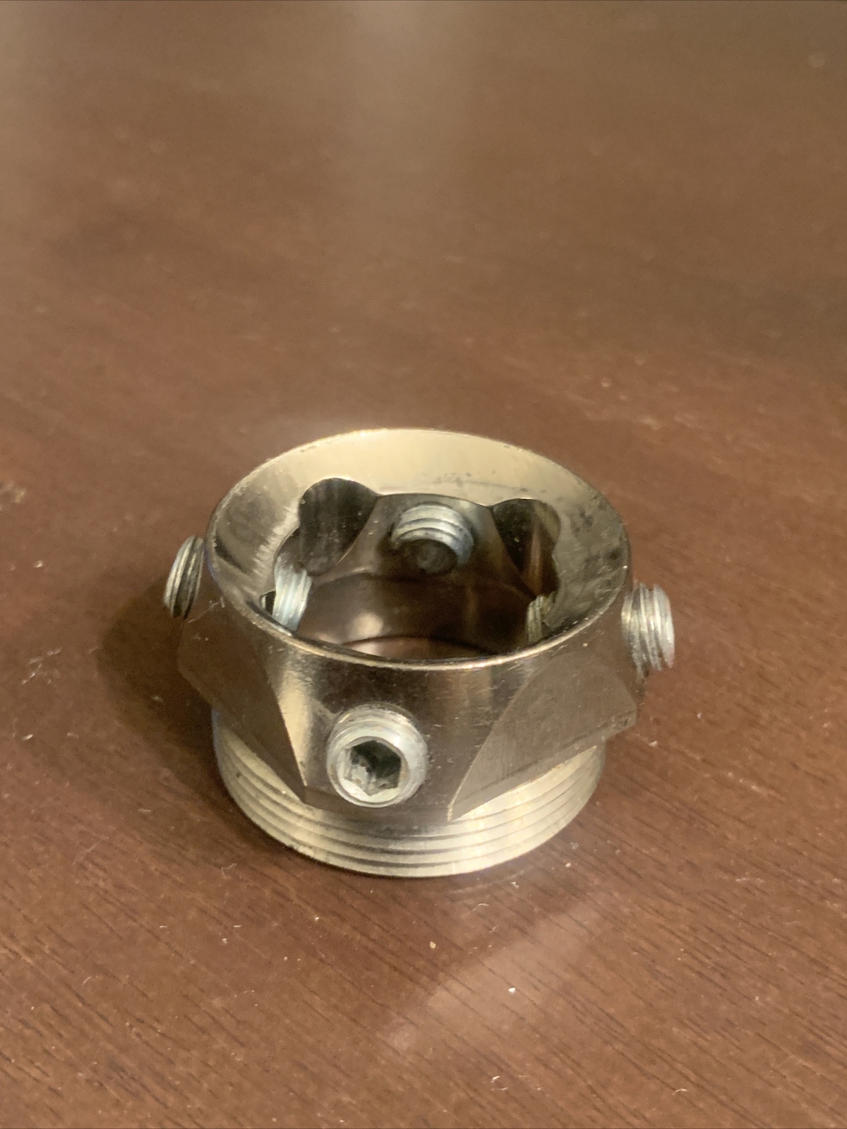 titanium female threaded receiver prosthetic part component adapter