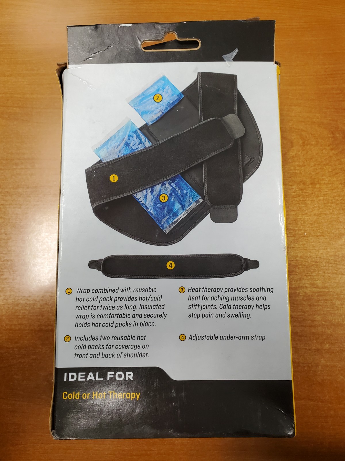 FUTURO Adjustable Shoulder Wrap Hot & Cold Therapy (1697) 2C