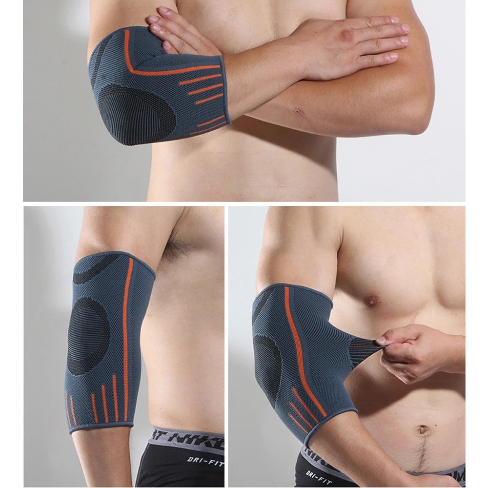 Elbow Support Brace Compression Sleeve For Tennis Golfer Arthritis Pain Relief