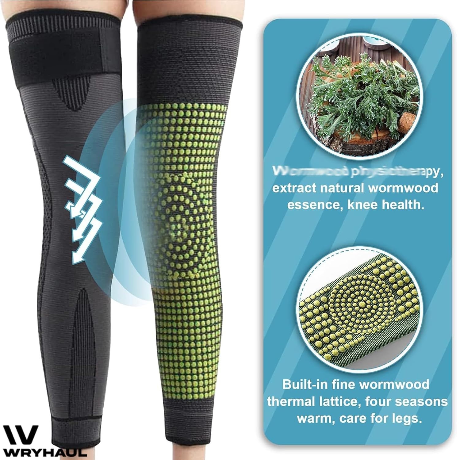Kneeca Self-Heating Knee Sleeve: Aicao Knee Protection for Warm contains natural