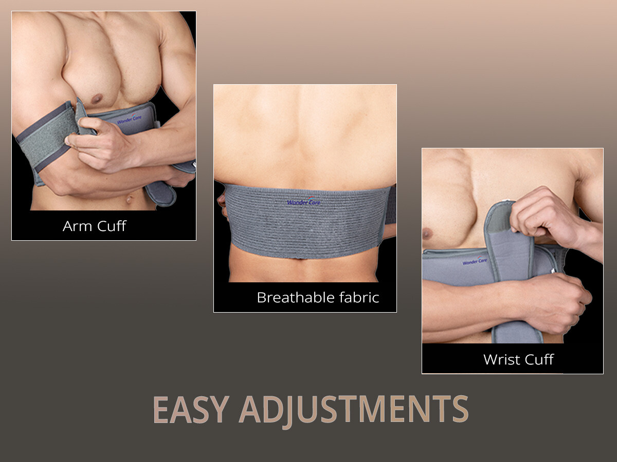 Adjustable Soft Arm Sling Shoulder Immobilizer – Support Brace for Unisex Belt
