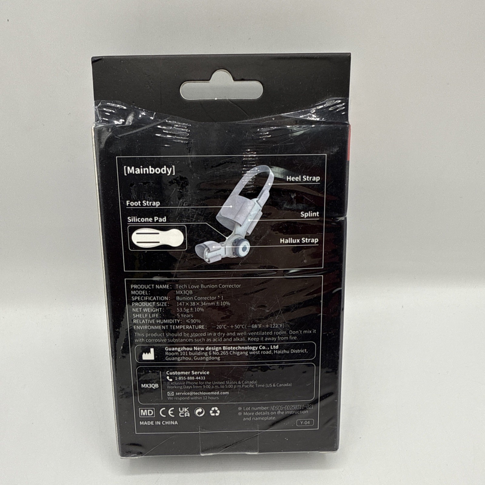 TECH LOVE Bunion Corrector For Men & Women With Adjustable Knob