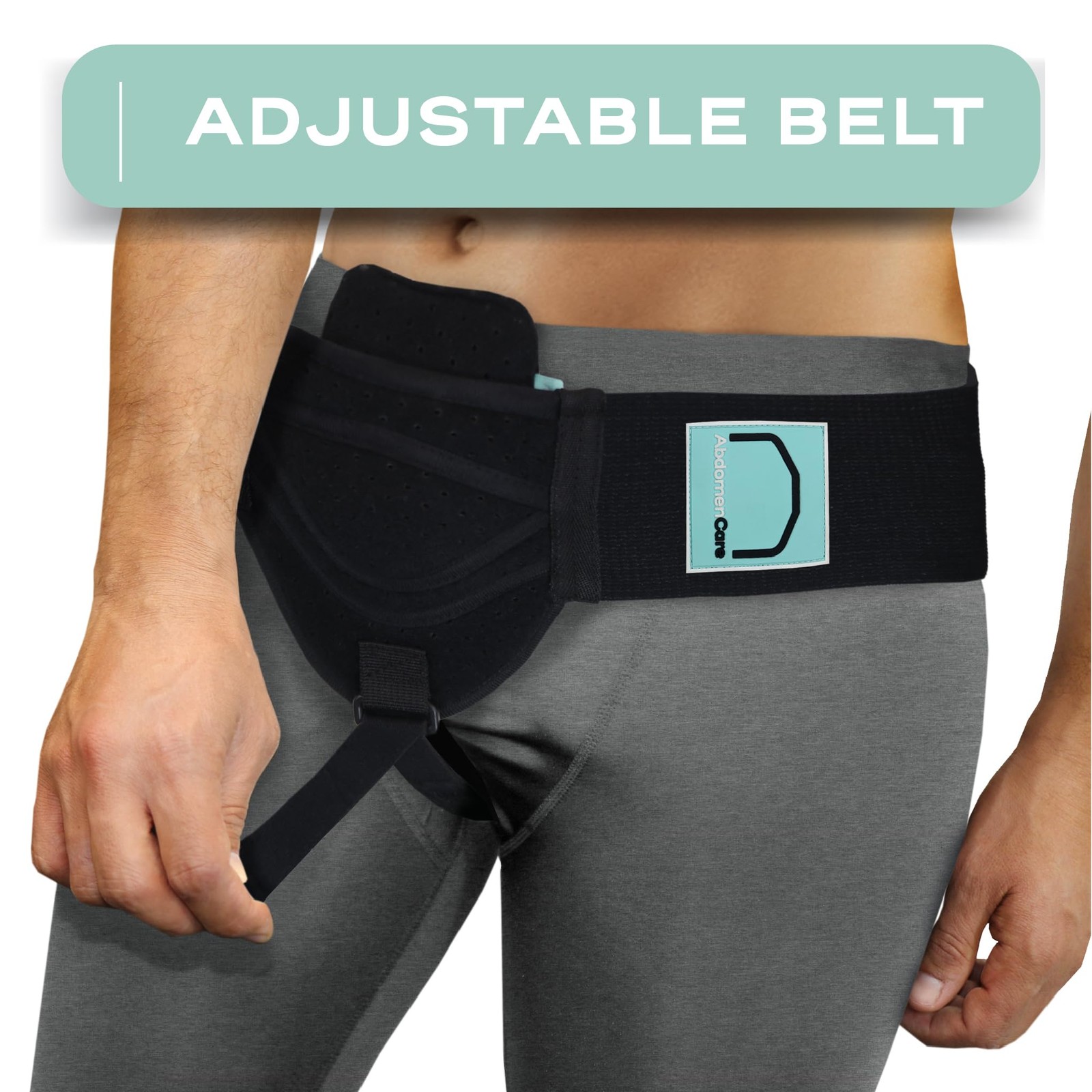 Inguinal Hernia Support Belt for Men Women with 2 Compression Pads – Hernia …
