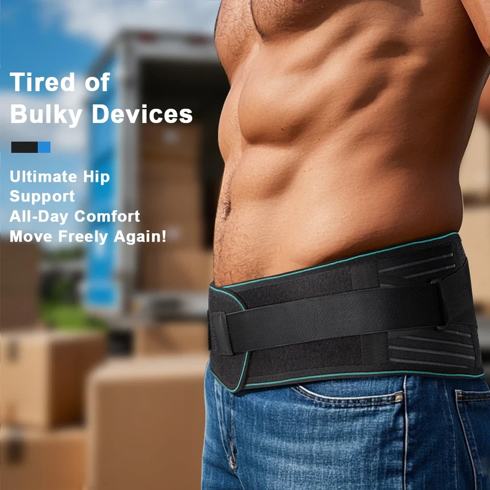 Adjustable Lumbar Support Belt Breathable Waist Support Brace S-XL Unisex