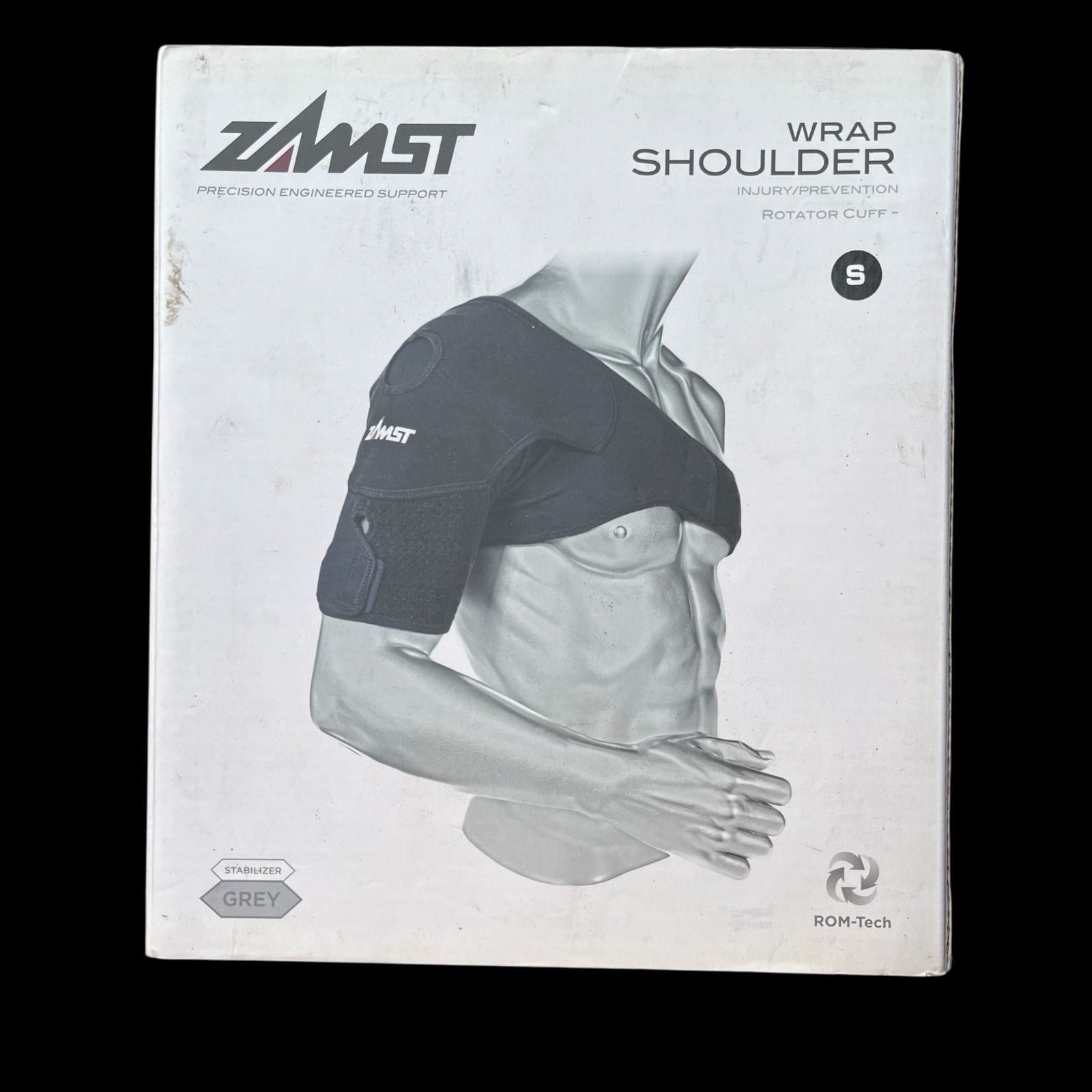 Zamst Shoulder Support Wrap Stabilizer Rotator Cuff black 474801 Size S