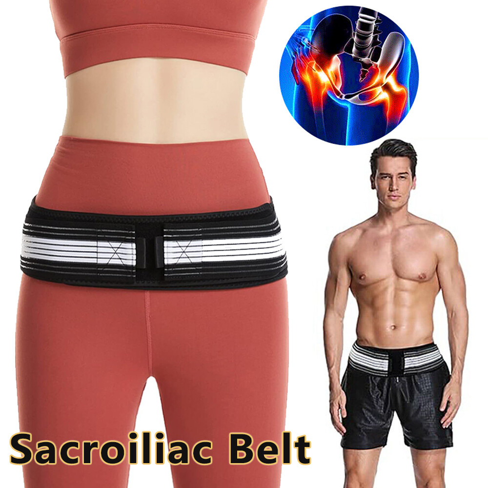 Sacroiliac SI Joint Hip Belt Lower Back Lumbar Support Brace Unisex Pain Relief