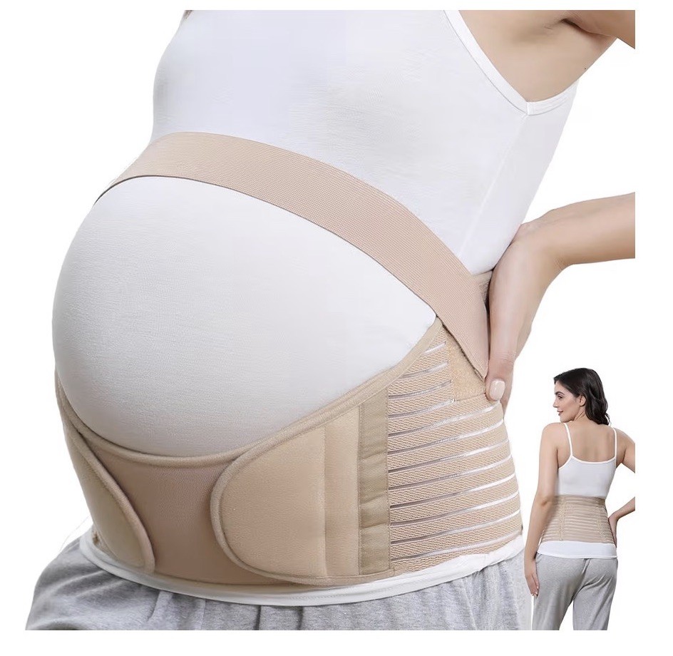 NeoTech Care Maternity Support Belt for Back/Pelvis Support, Beige Size M