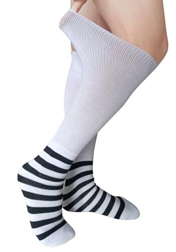 2 Pairs Walking Boot Socks Replacement Liner for Air cast Walking Boot Fractu…