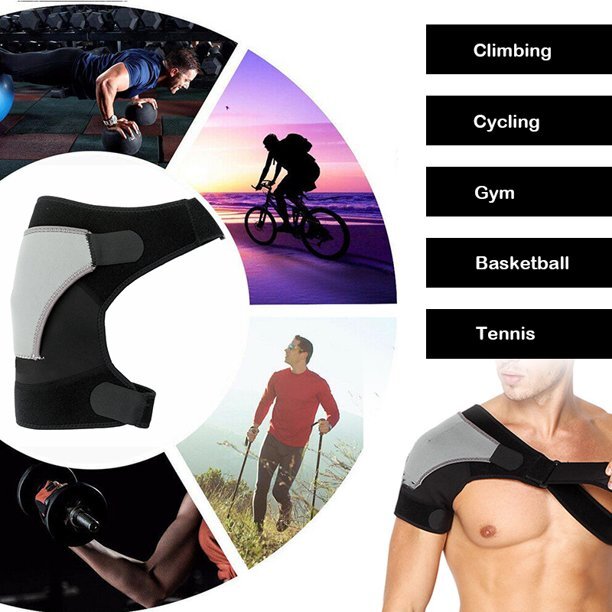 Shoulder Brace Rotator Cuff Support Arthritis Dislocation Compression Sleeve