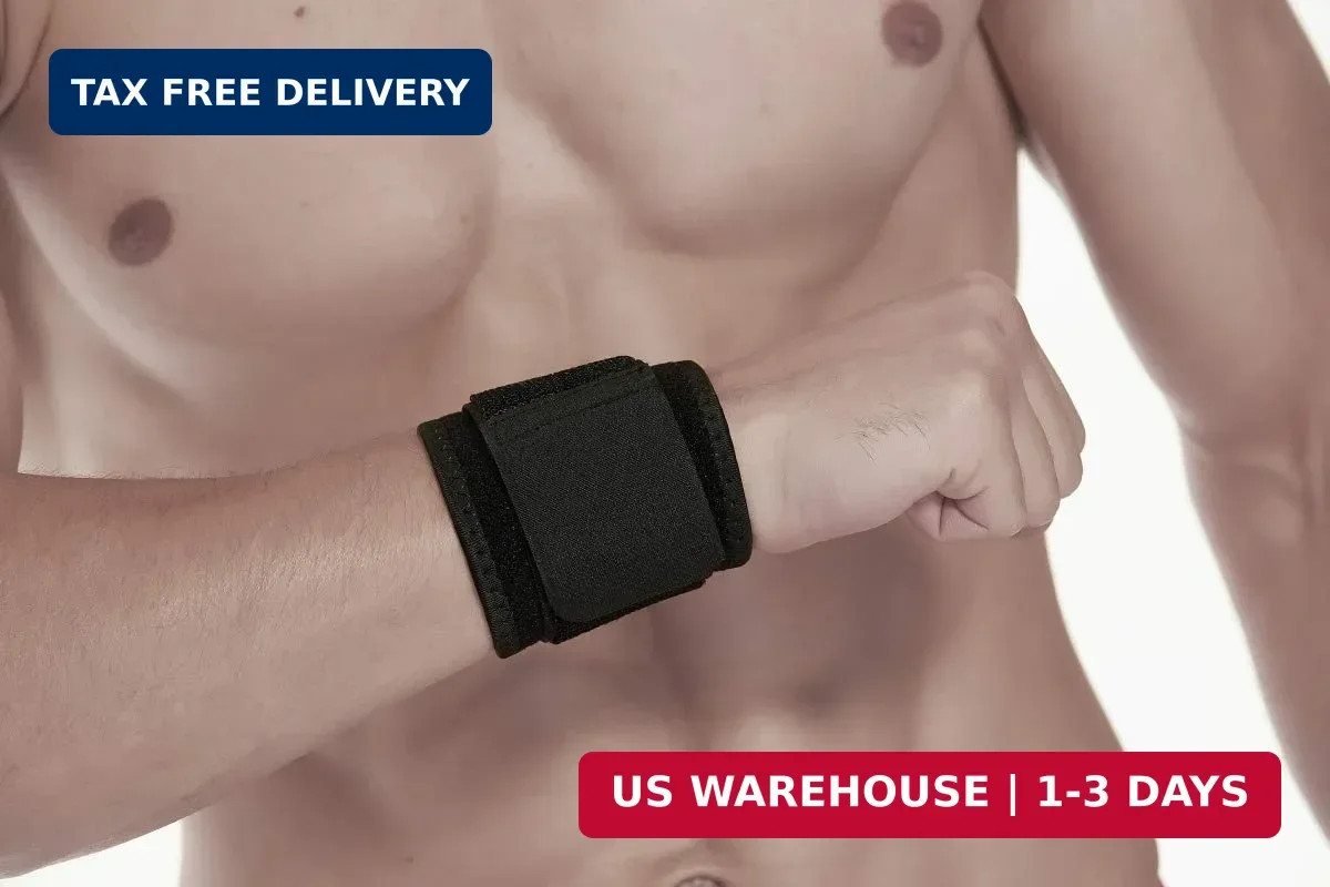 YUNYILAN 2 Pack Wrist Brace Adjustable Wrist Support Wrist Straps for Fitness We