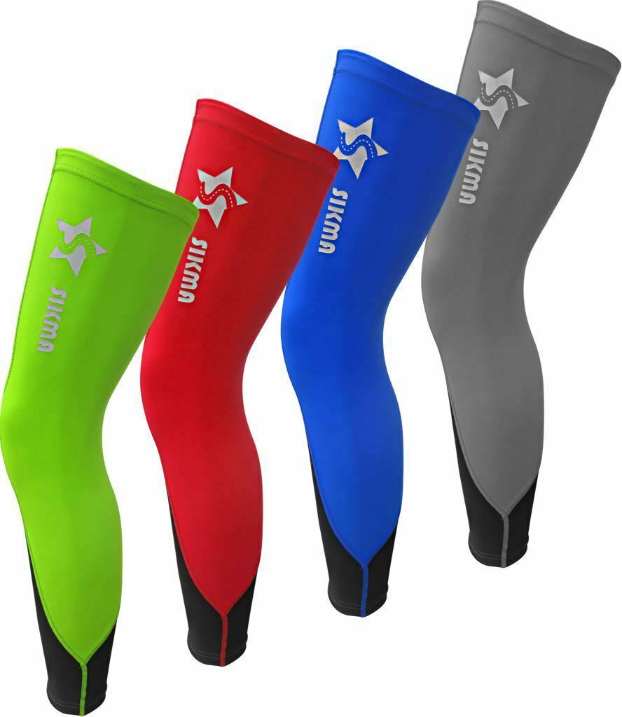 Leg Warmers UV Sun Protection Lycra Compression Breathable Stretchy Knee Sleeves