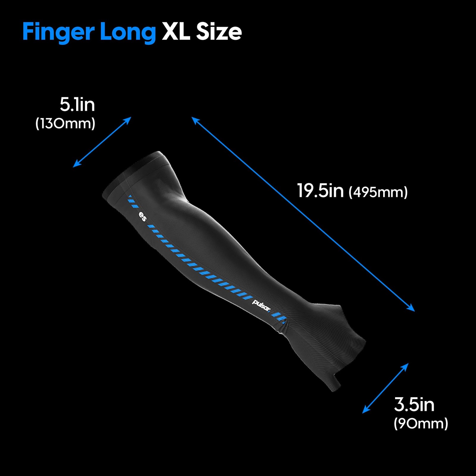 PULSAR eS Gaming Arm Sleeve for Esports Gaming Compression Sleeve, Finger Lon…