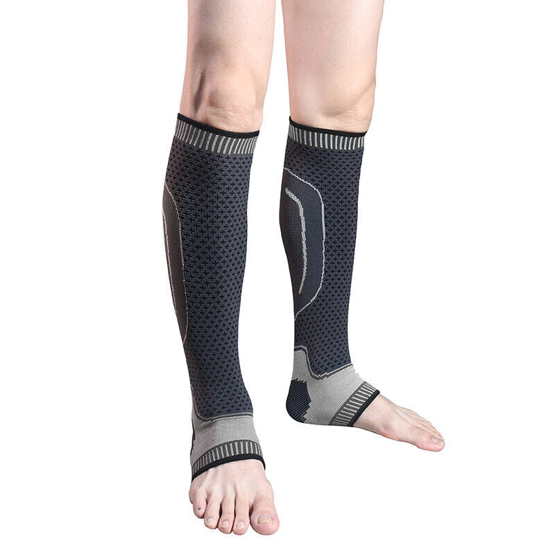Calf Compression Sleeve Ankle Brace Leg Support Socks Foot Fasciitis Pain Relief