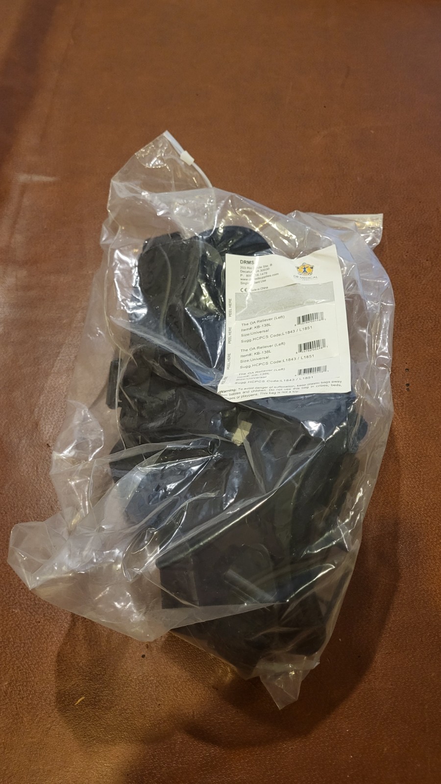 Dr Medical KB-138L The OA Reliever Universal Knee Brace Support -Left NEW IN PKG