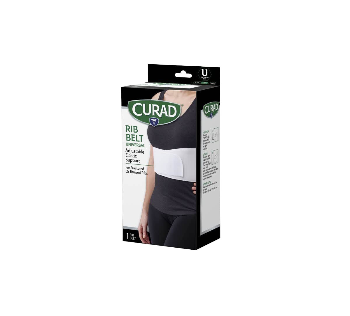 Unisex Elastic Rib Support Belt for Compression & Pain Relief – Fits Most Sizes