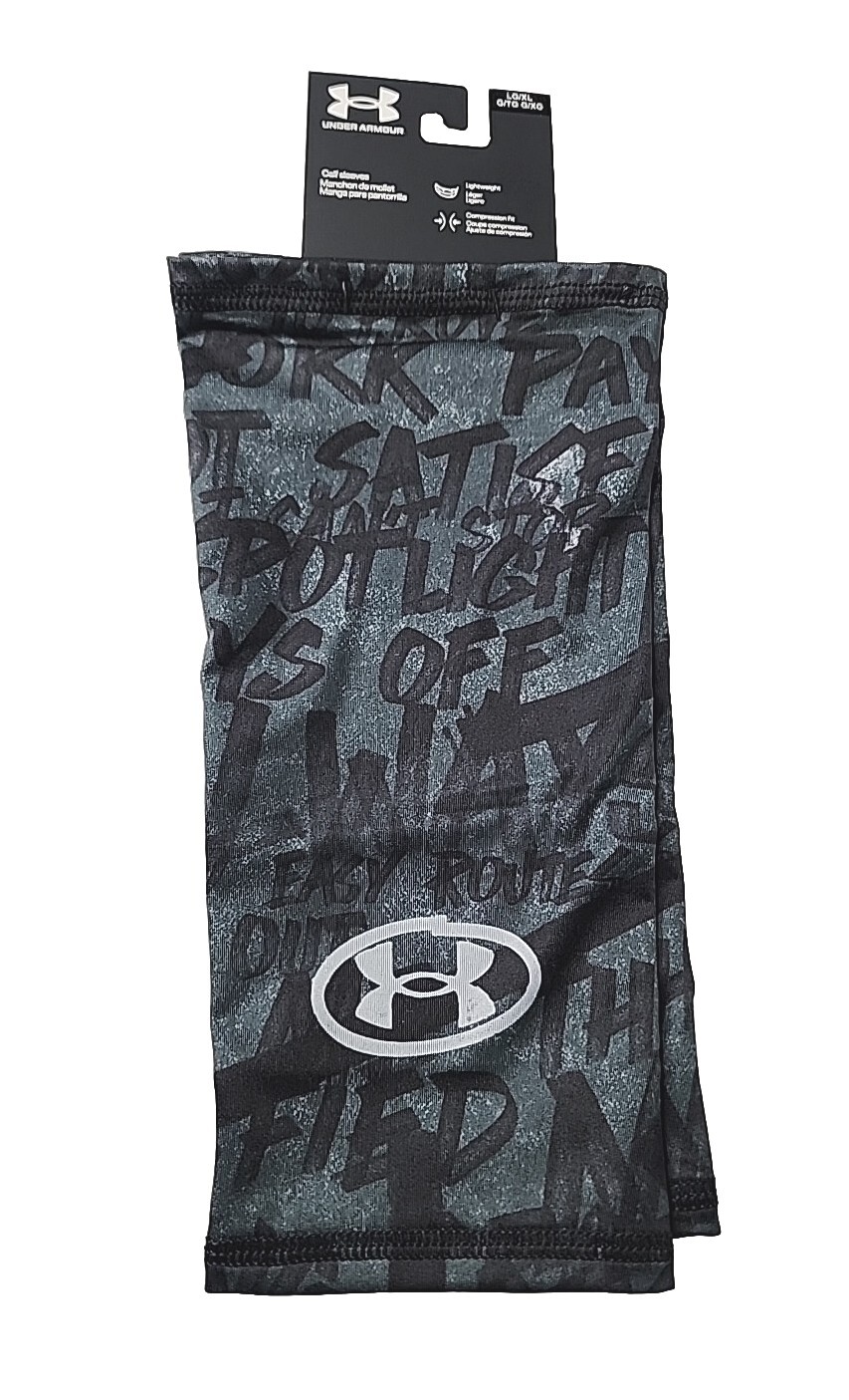 Under Armour Calf Sleeves SZ L/XL PERFORMANCE Compression Unisex 2 Sleeves