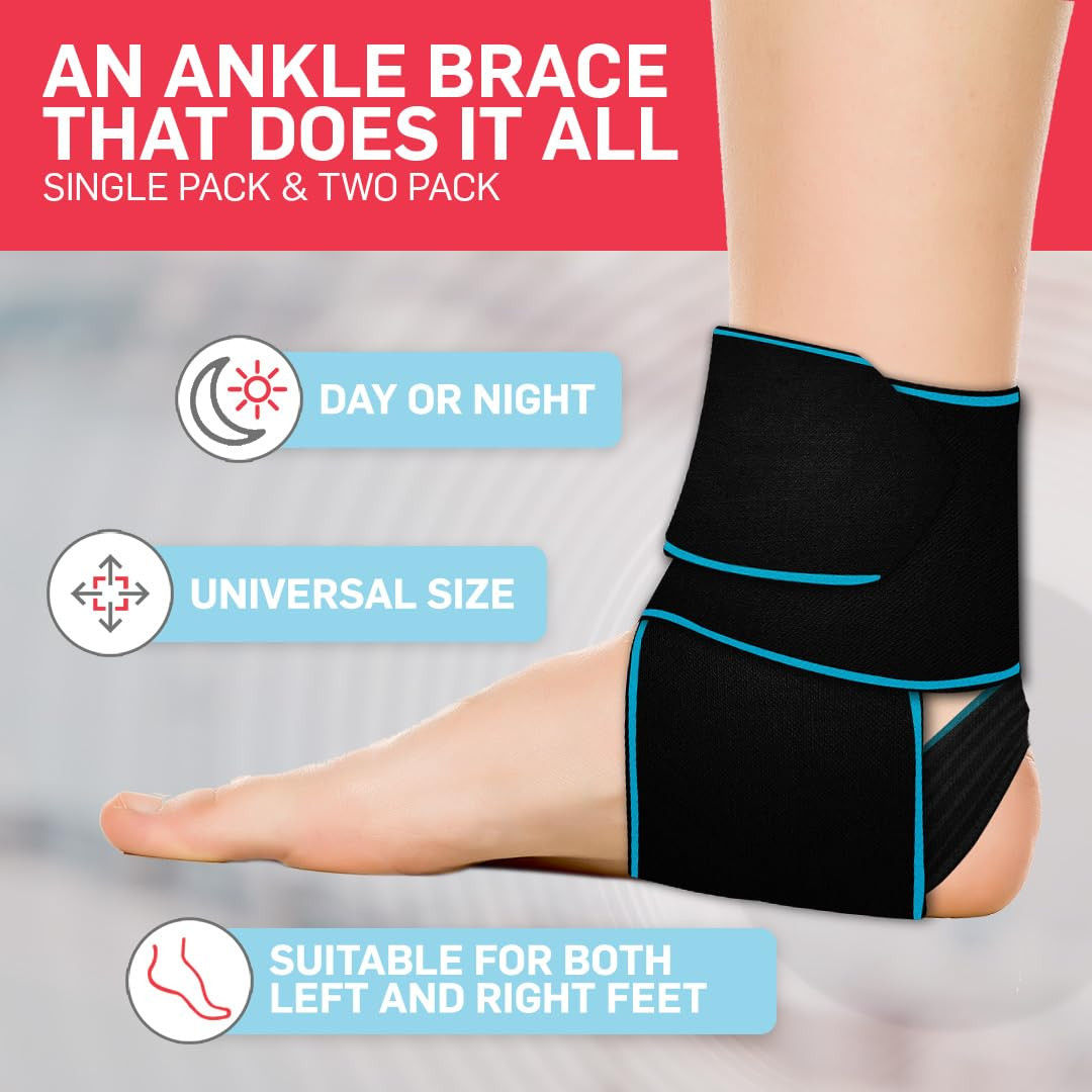 Essentials Ankle Brace Support for Women & Men Tendonitis Achilles Injuries R